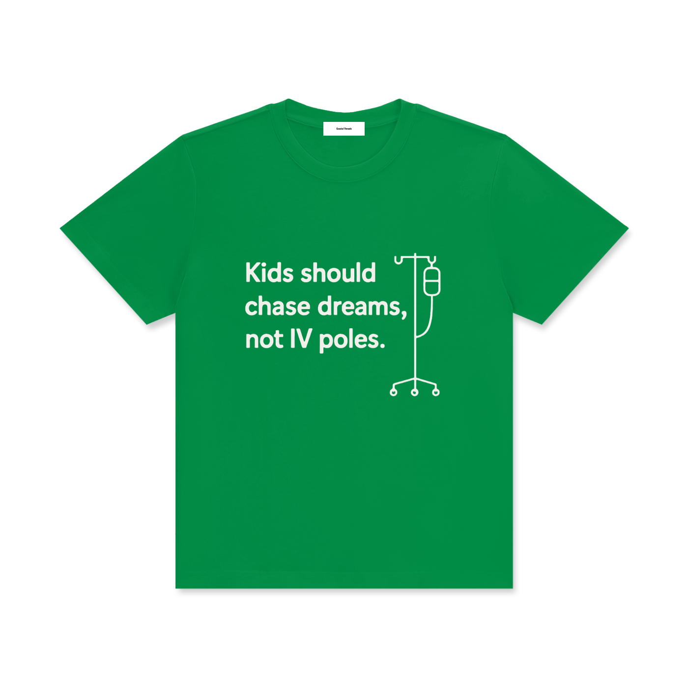 IV Poles Childhood Cancer Tee