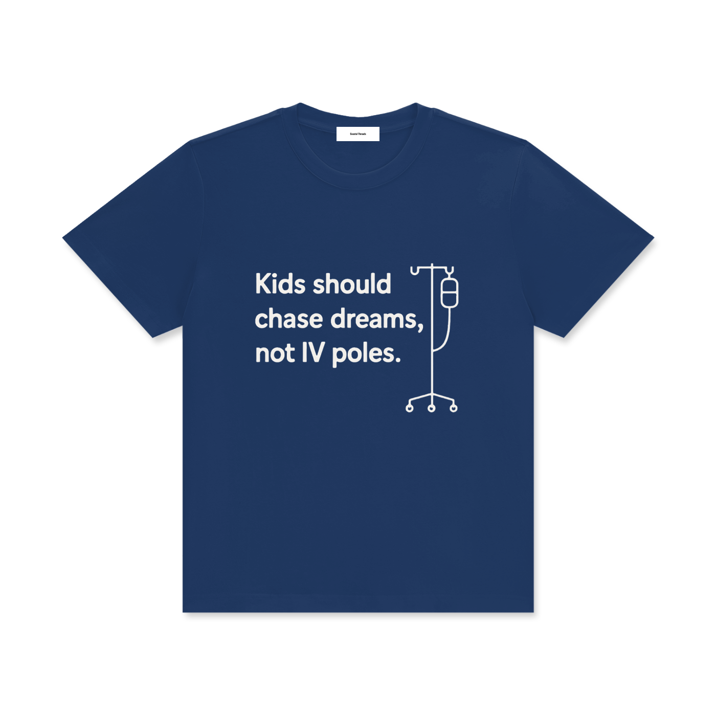IV Poles Childhood Cancer Tee