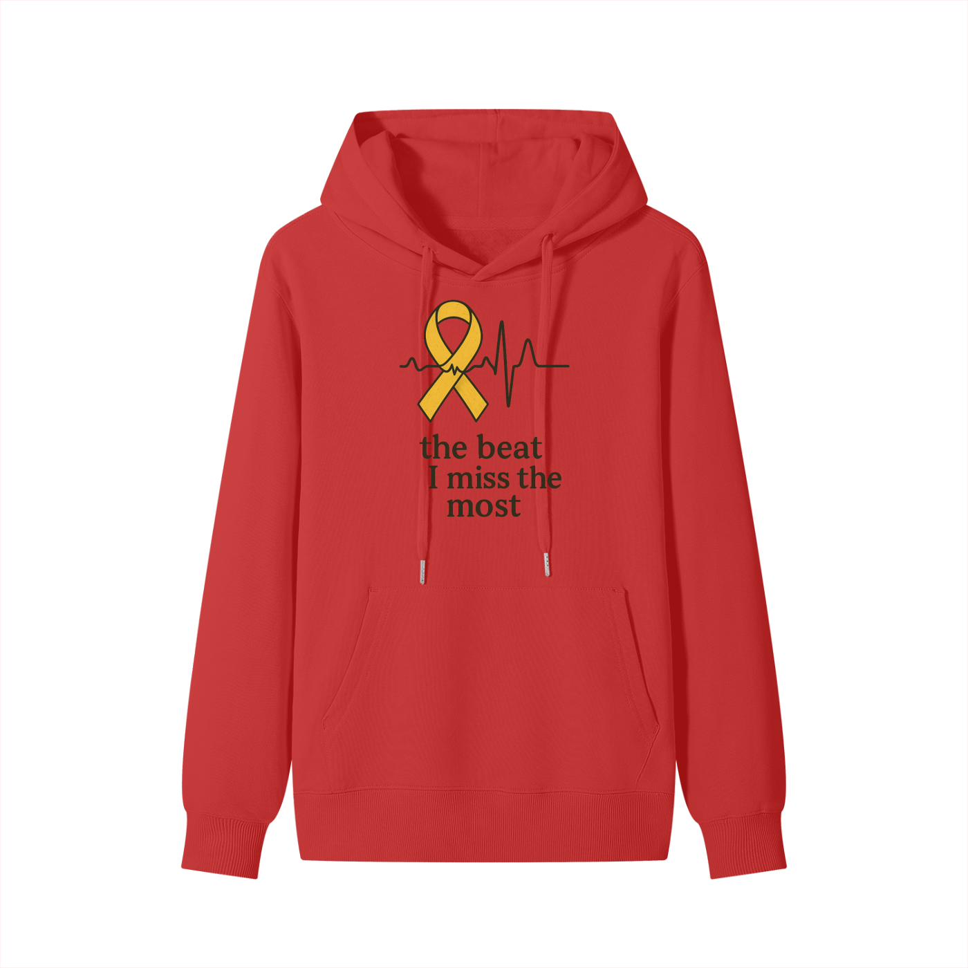 Beat I Miss the Most Childhood Cancer Hoodie