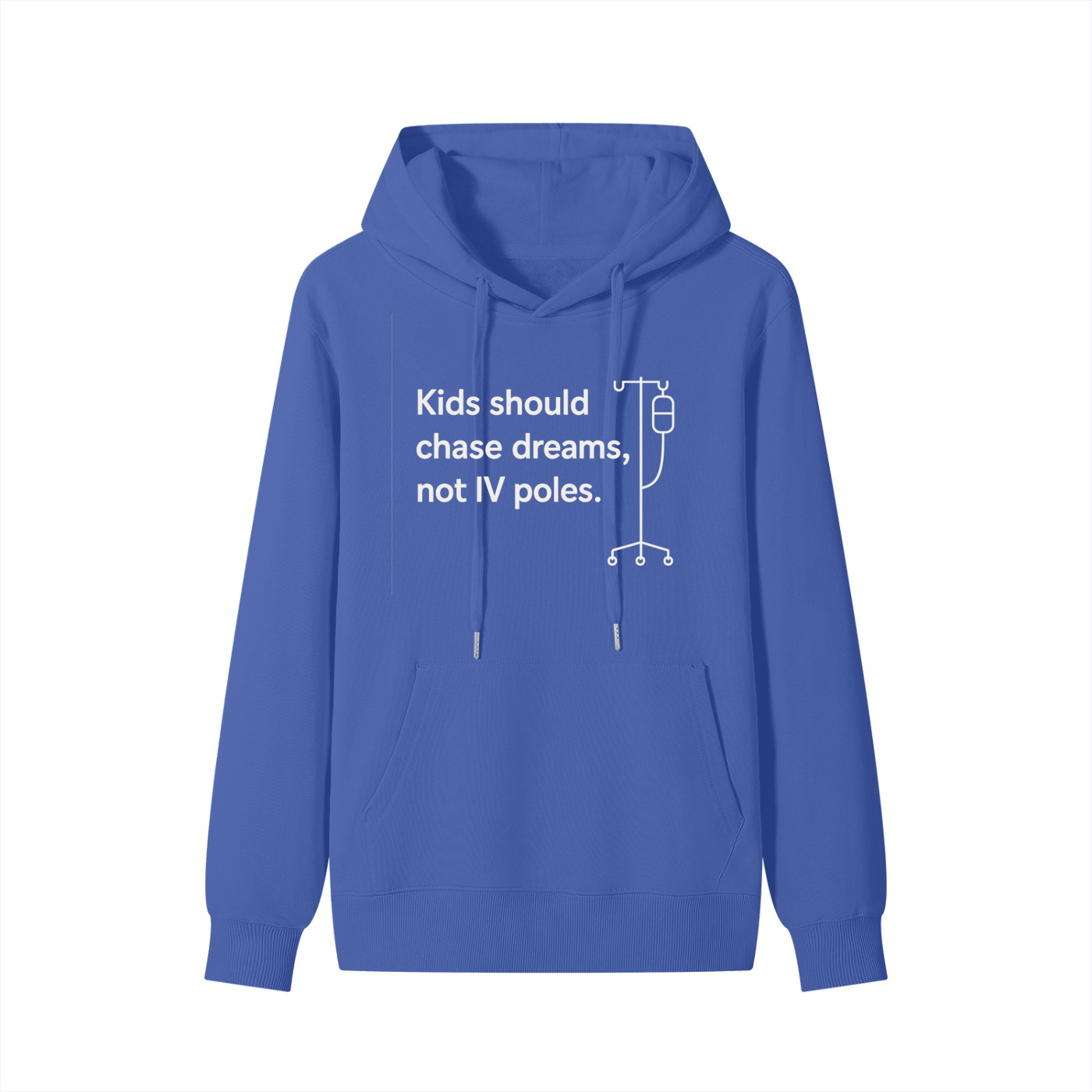 IV Poles Childhood Cancer Hoodie