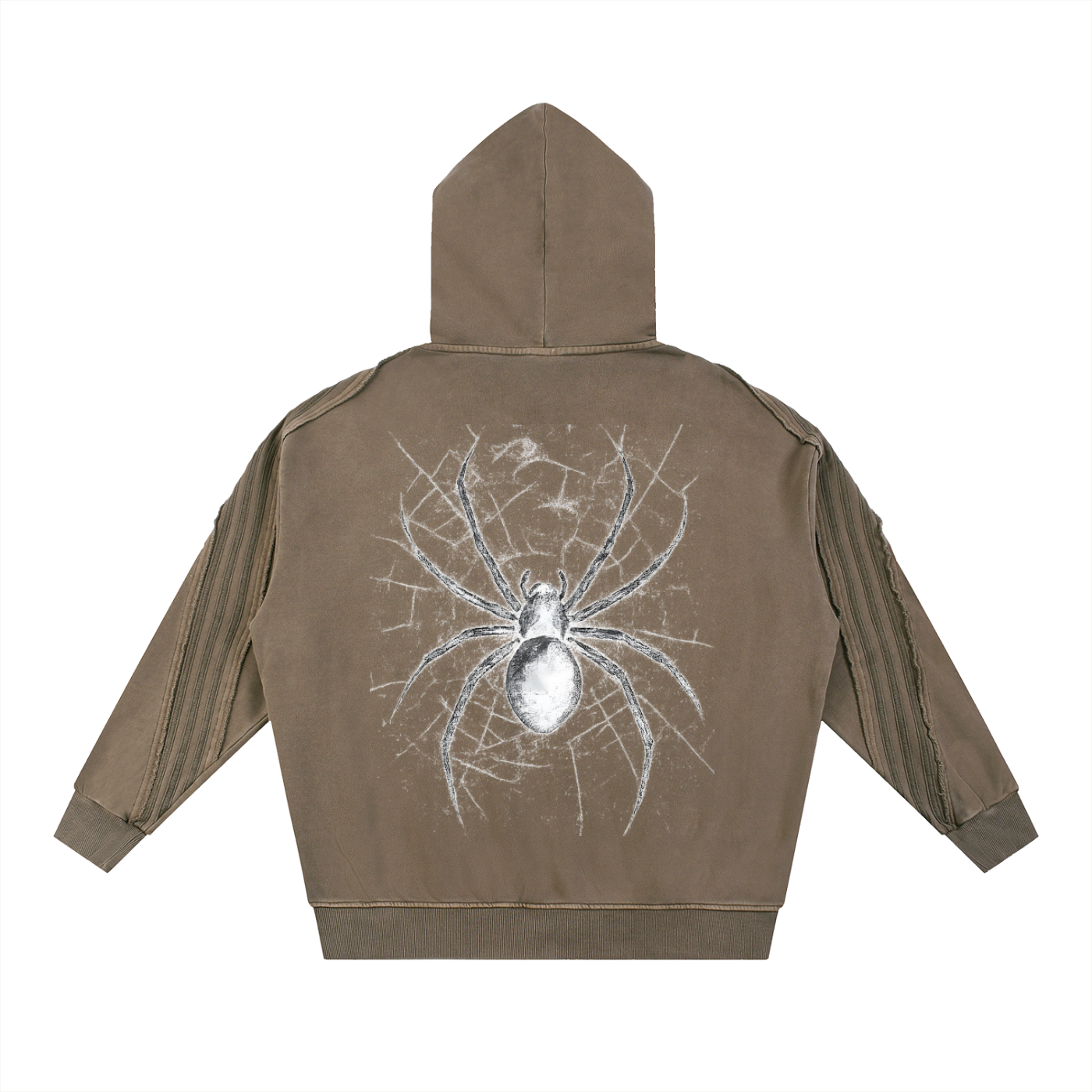 Coastal Threads Snow Washed Tape Raw Edge Zip Hoodie (Spider Set)