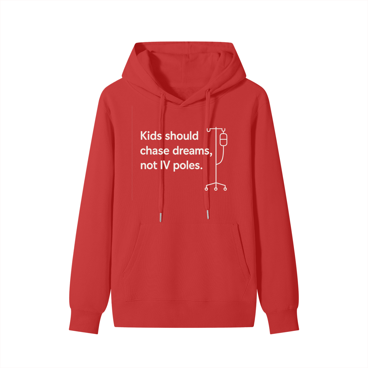 IV Poles Childhood Cancer Hoodie