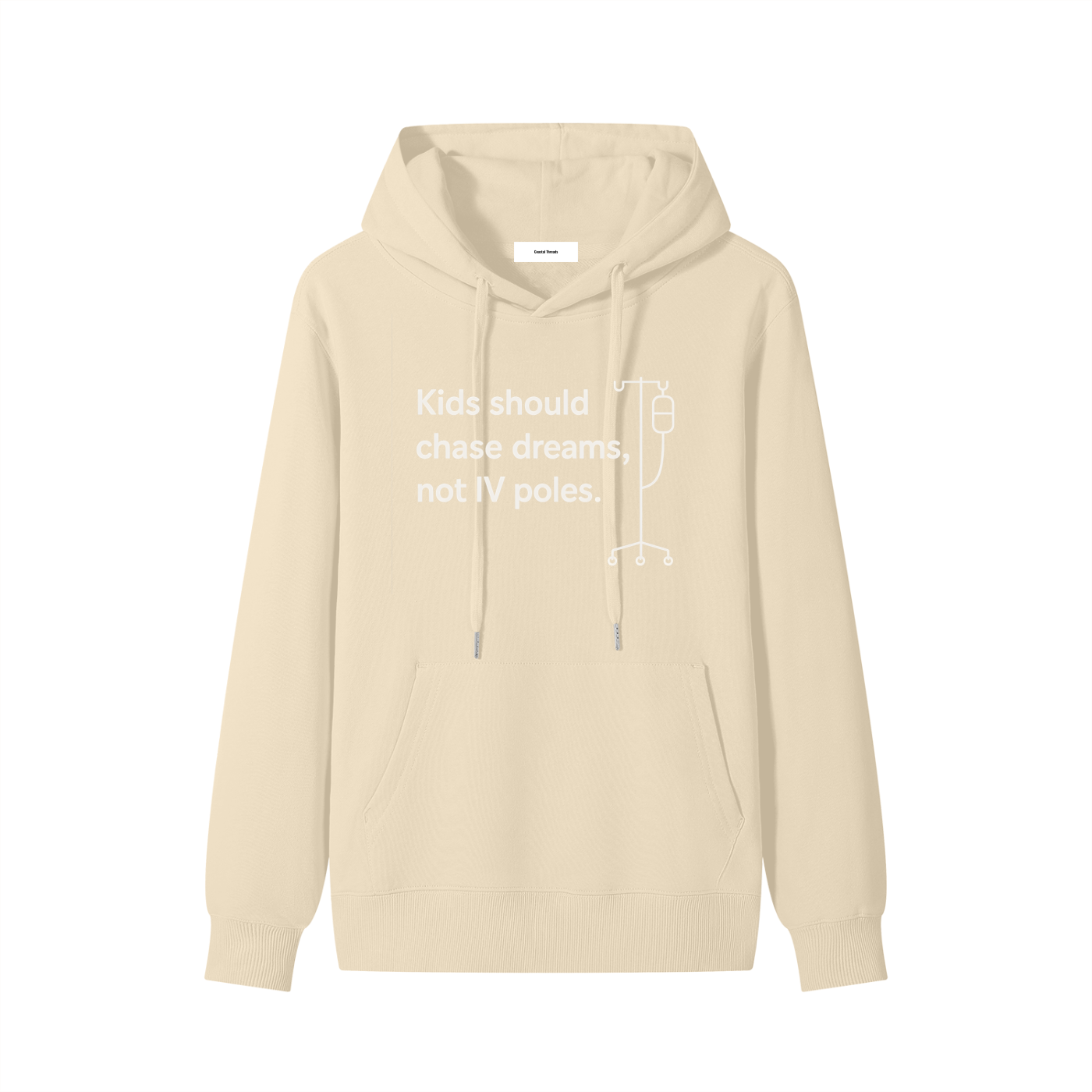 IV Poles Childhood Cancer Hoodie