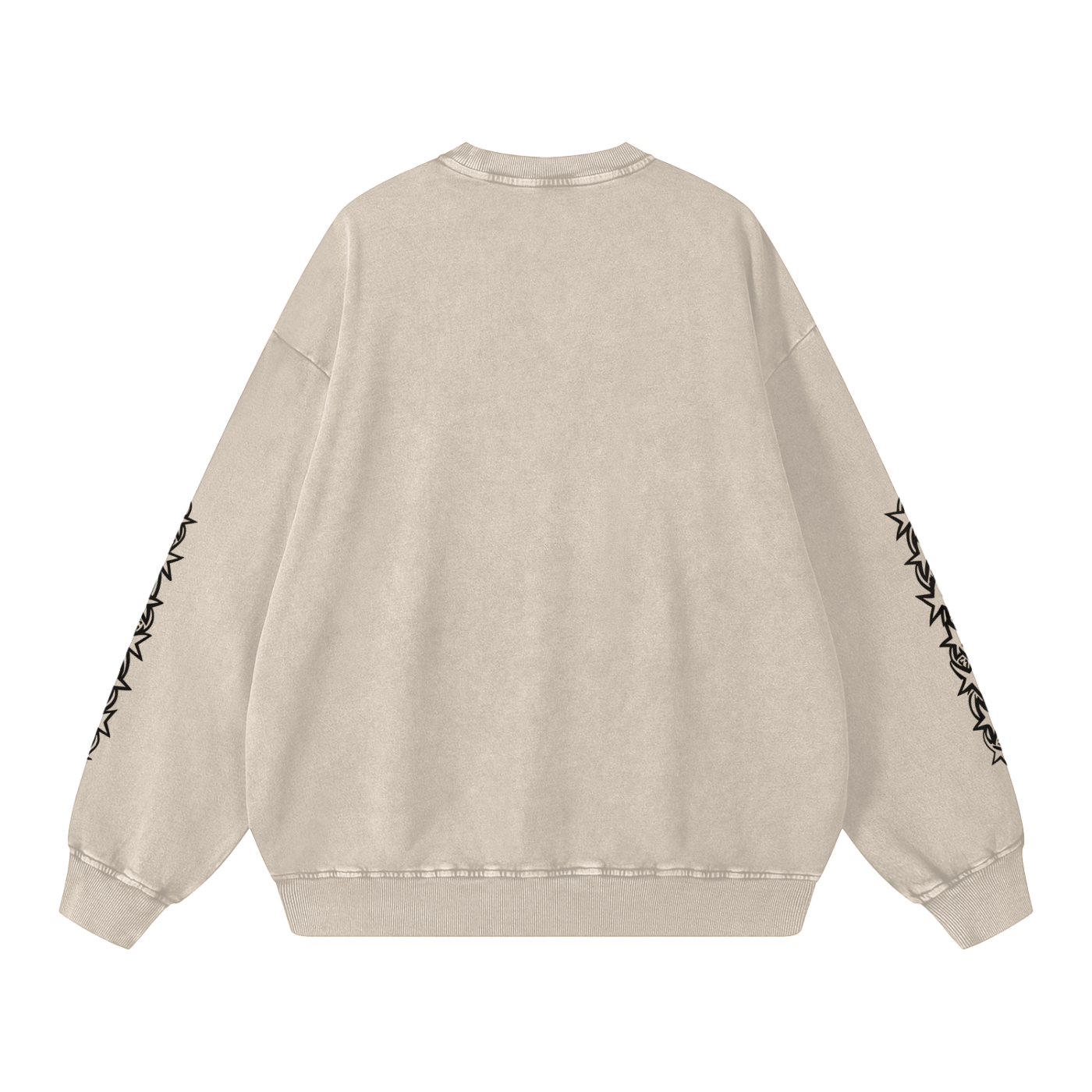 Snow Washed Oversized Sweatshirt - Celestial