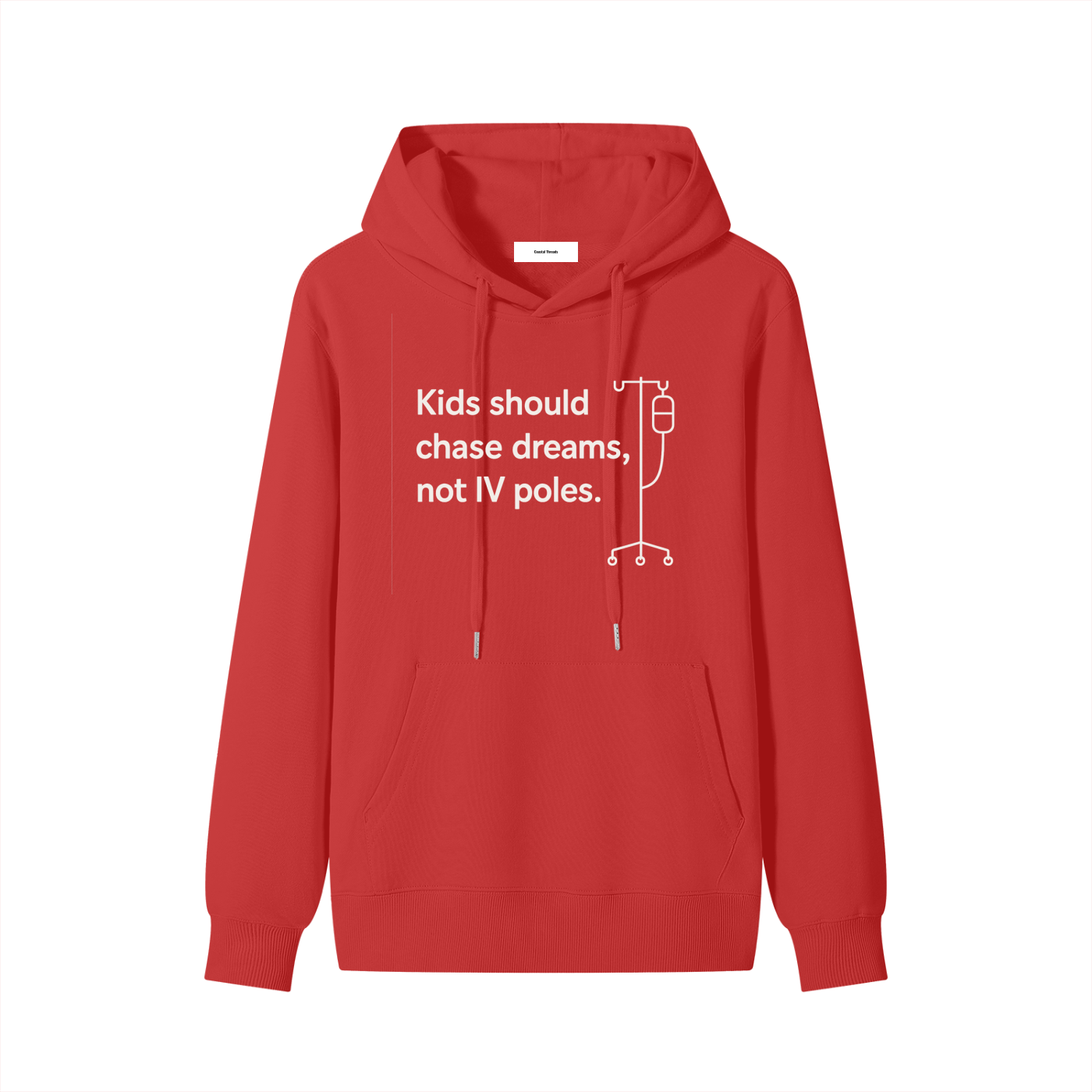 IV Poles Childhood Cancer Hoodie