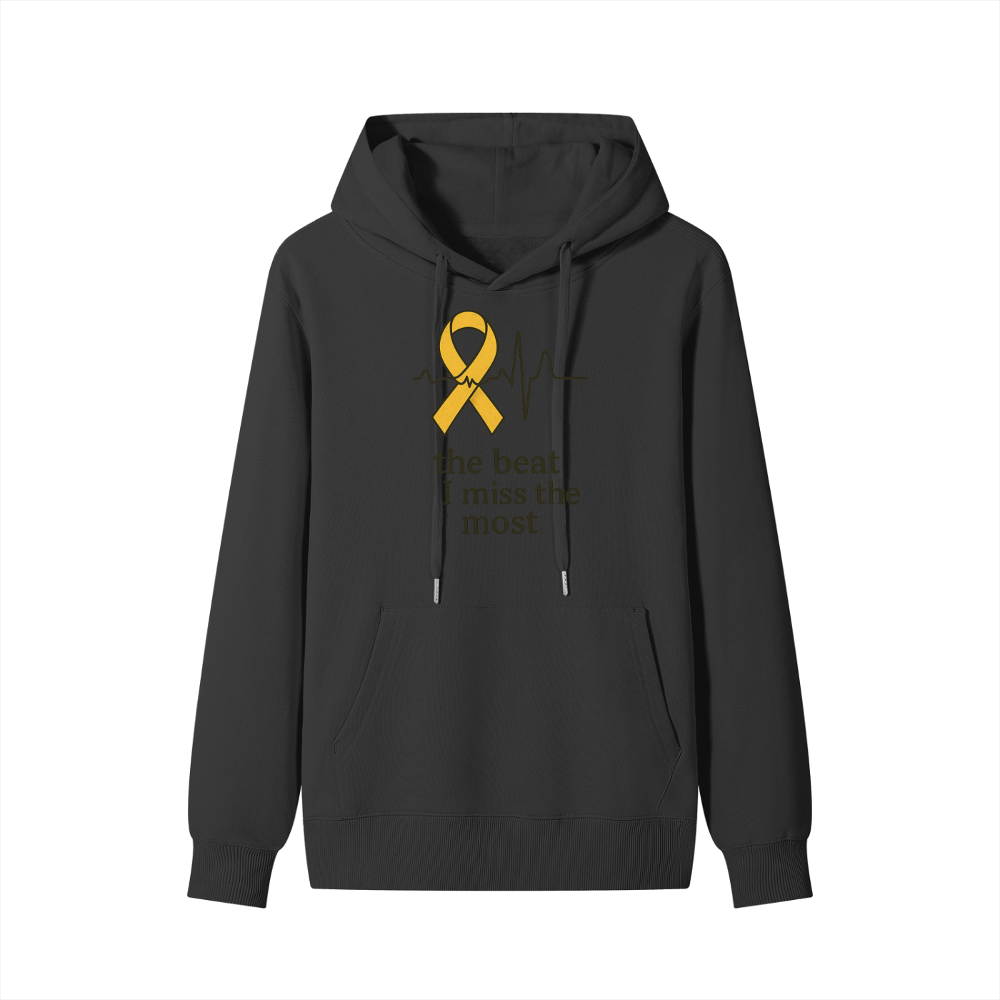 Beat I Miss the Most Childhood Cancer Hoodie